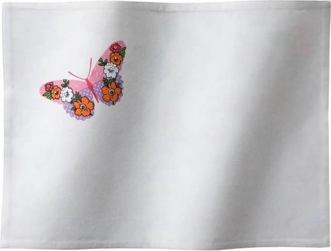DDDDD Butterfly Placemats - 6 Stuks - 35x45cm - Wit