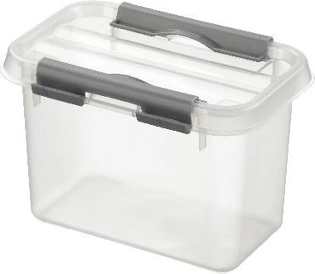 Sunware Q-line Opbergbox 0,8L - 10x15x10,8cm - Grijs