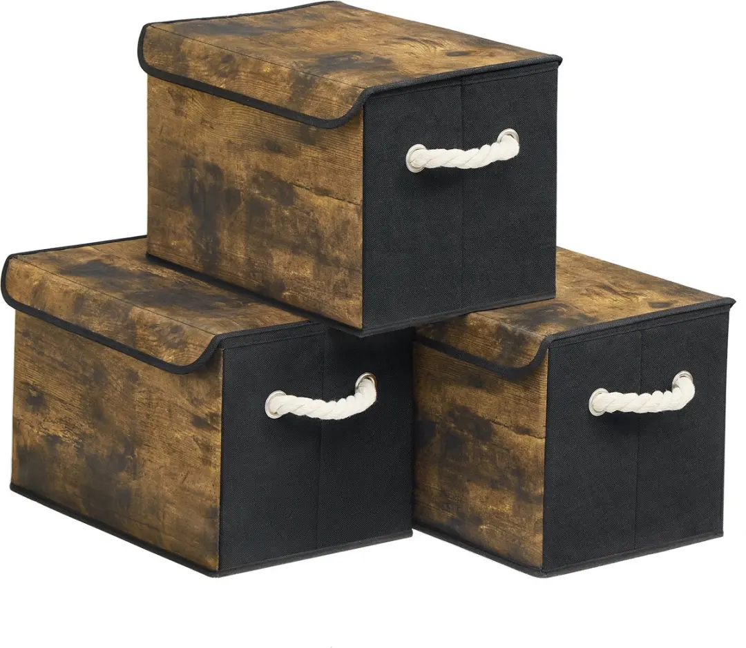 Songmics Opbergbox Vintagebruin
