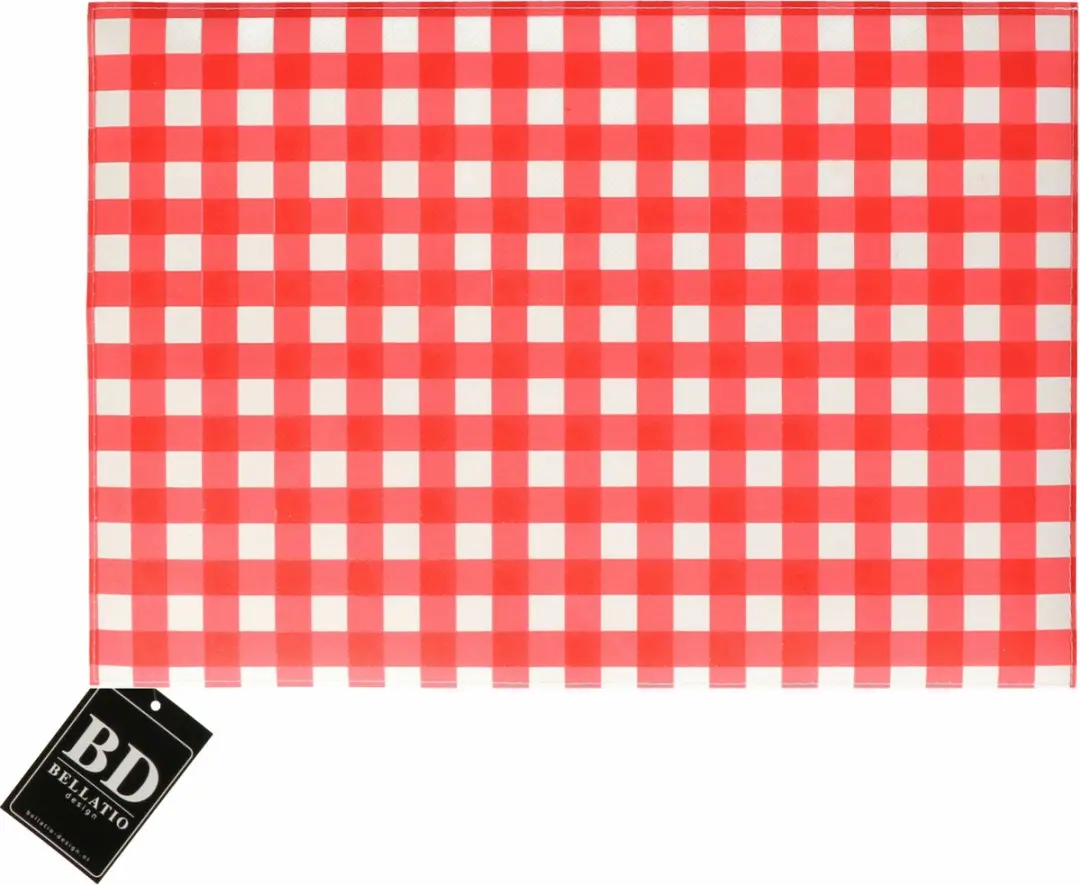 Bellatio Design Placemats Oktoberfest - 2 Stuks - Rood/Wit