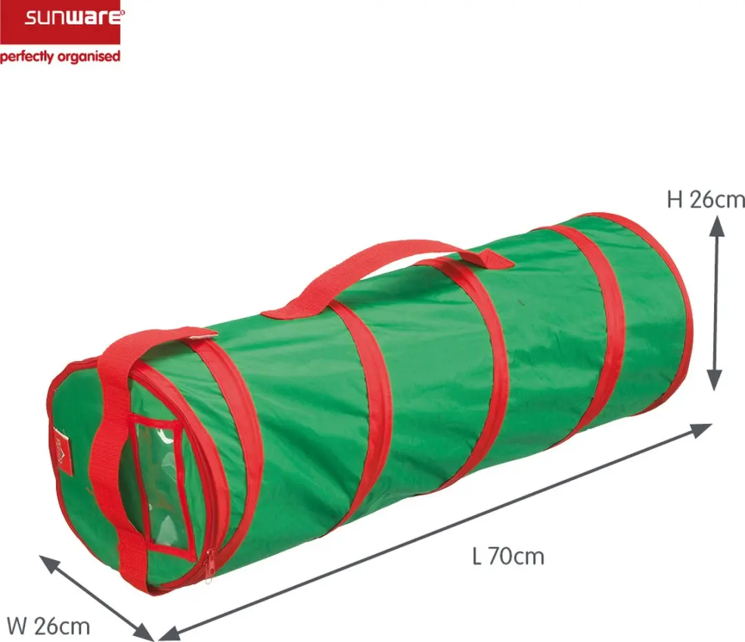 Sunware Kersttas 47L - Ø260x700mm - Groen/rood