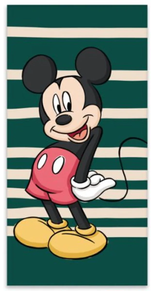 Disney Mickey Green Badhanddoek 60x120cm
