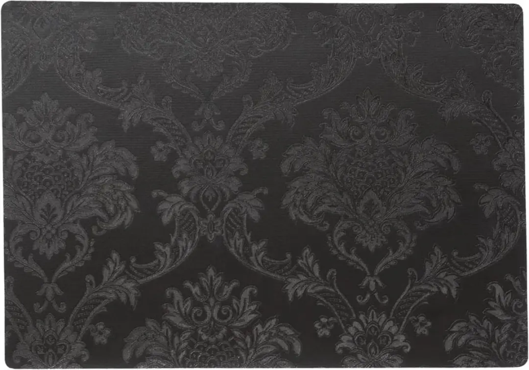 Wicotex Placemats Amatista - 12 Stuks Zwart
