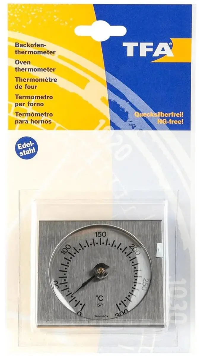 TFA Dostmann Keukenthermometer Analoog 0-300°C - Zilver