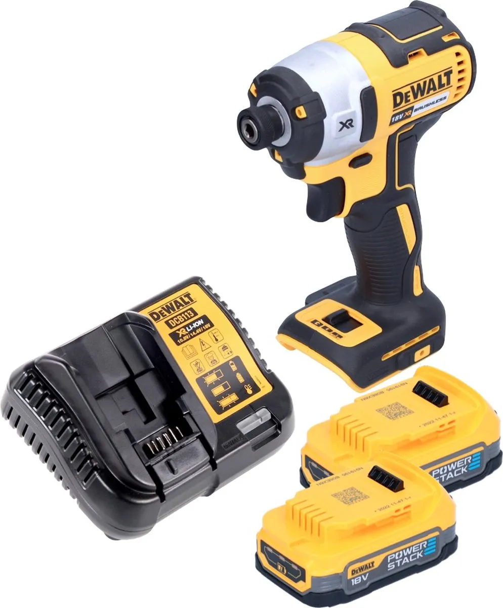 DeWalt DCF887E2 Accu-slagmoersleutel 18V 205Nm - 2x 1,7Ah + lader - afbeelding 2 van 5