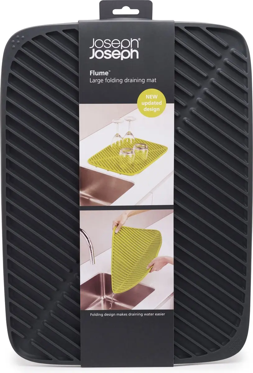Joseph Joseph Flume Afdruipmat Groot - 31x43,5cm Grijs - afbeelding 6 van 6