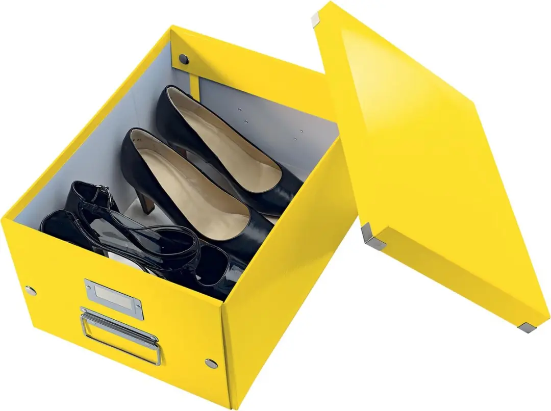 Leitz WOW Click & Store Opbergdoos Geel - 28,1x37cm - A4