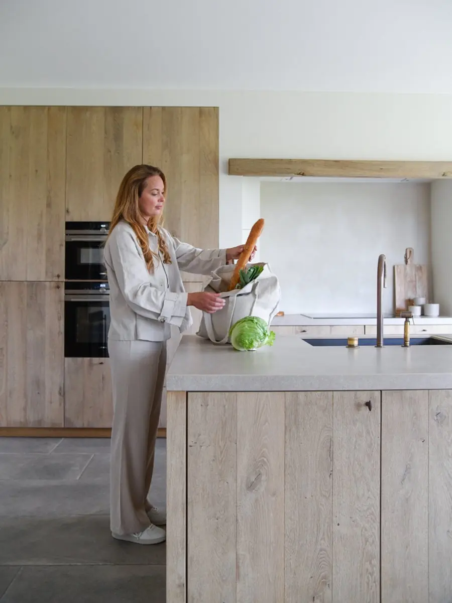 Leeff Shopper Suze Opvouwbare Boodschappentas - Crème