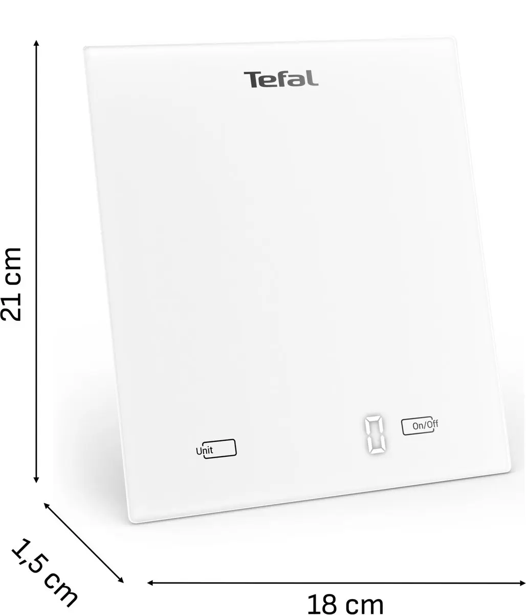 Tefal Essential BC5504 Keukenweegschaal 5kg - Blauw