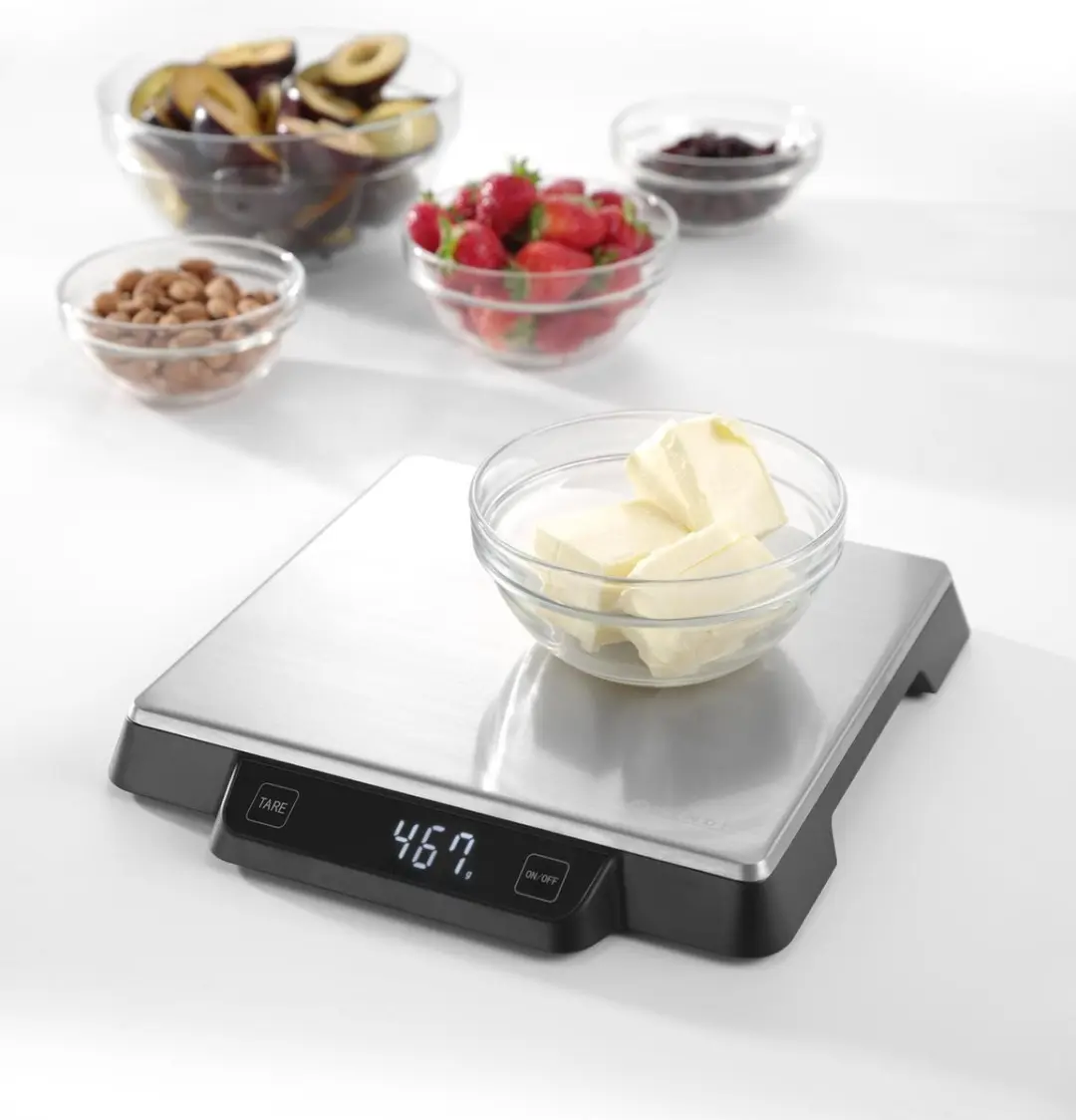 HENDI 580233 Keukenweegschaal 15kg - RVS - Nauwkeurig 1g