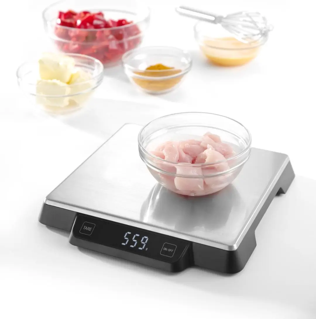 HENDI 580233 Keukenweegschaal 15kg - RVS - Nauwkeurig 1g