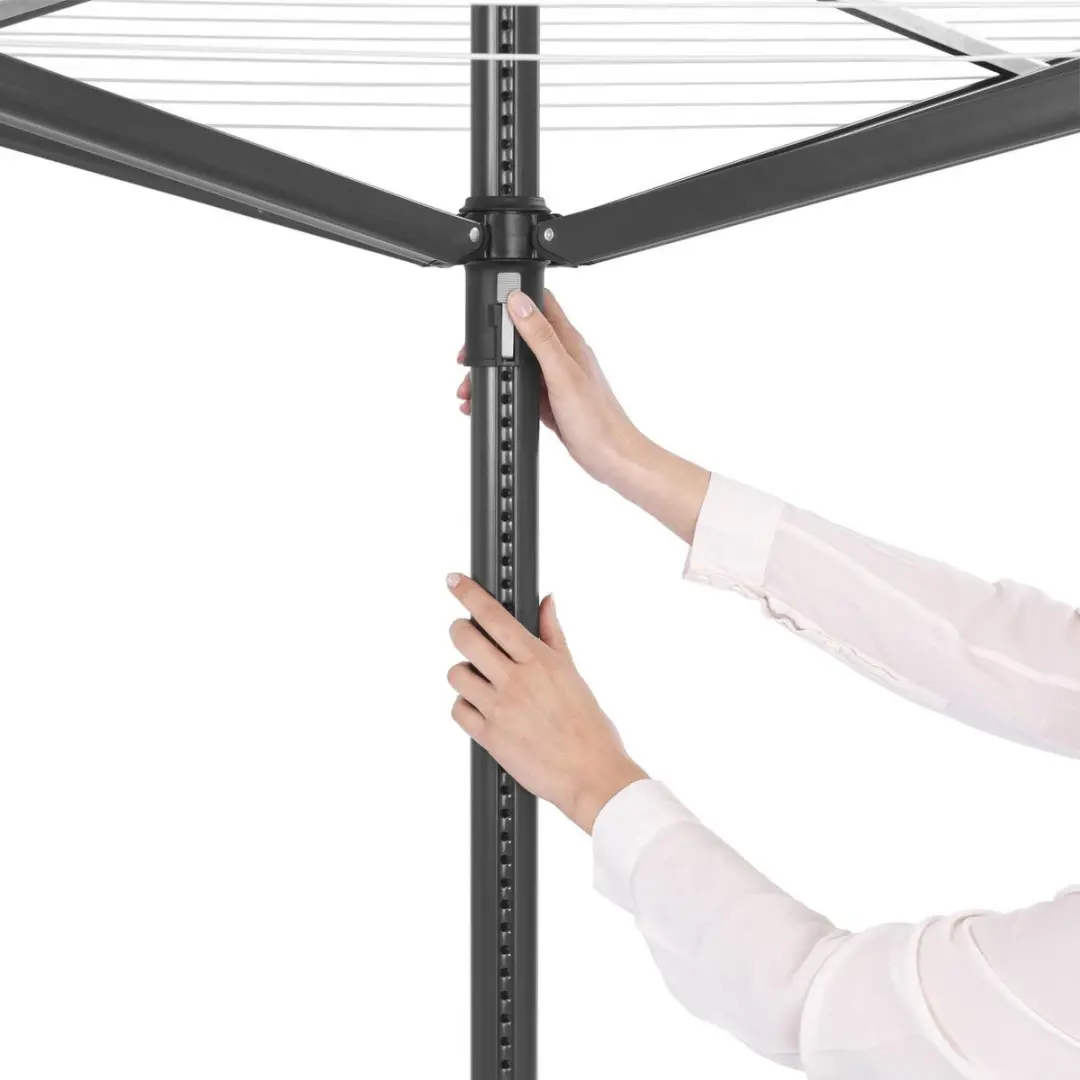 Brabantia Lift-O-Matic Droogmolen 50m - Anthracite - afbeelding 6 van 6