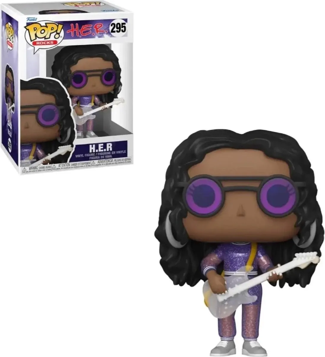 Funko Pop! Rocks H.E.R. Speelfiguur - Paars
