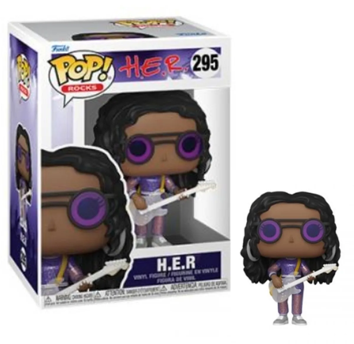 Funko Pop! Rocks H.E.R. Speelfiguur - Paars