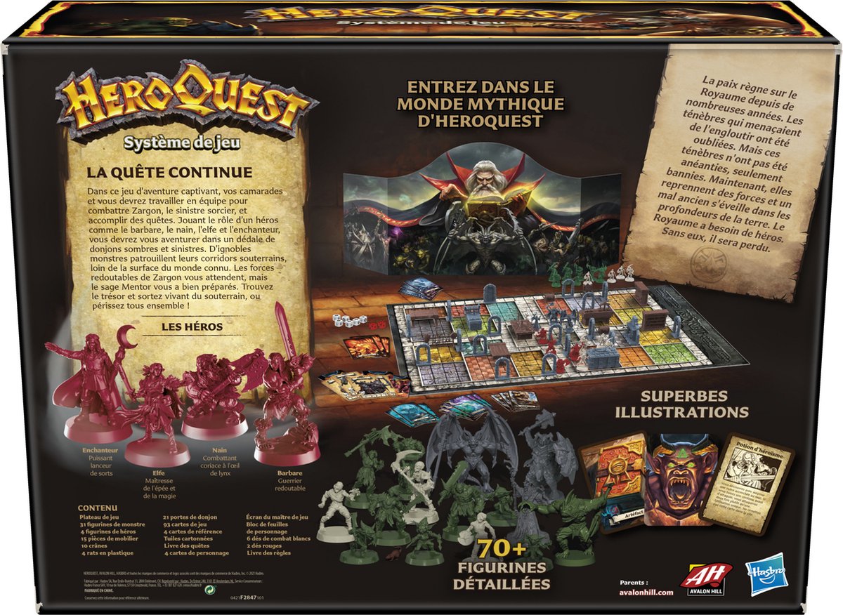 HeroQuest - Système de jeu - Bordspel (Franstalig)