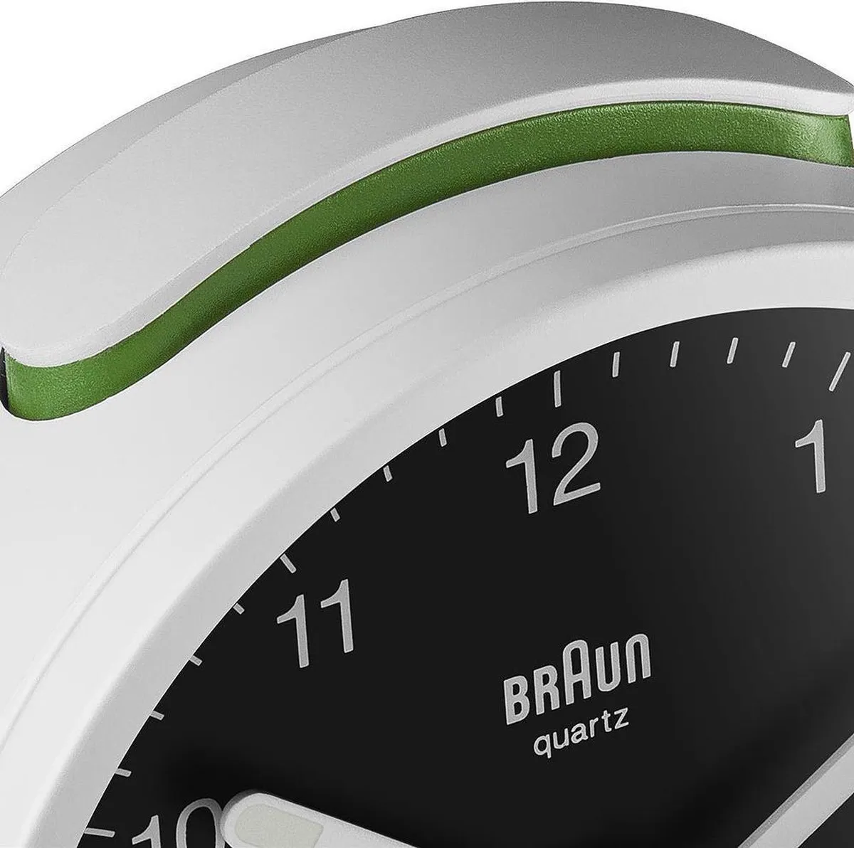 Braun BC12WB Analoog Wekker - Wit/Zwart