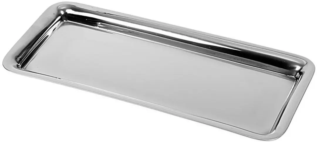Orion Roestvrijstalen Dienblad 39x17cm - Zilver
