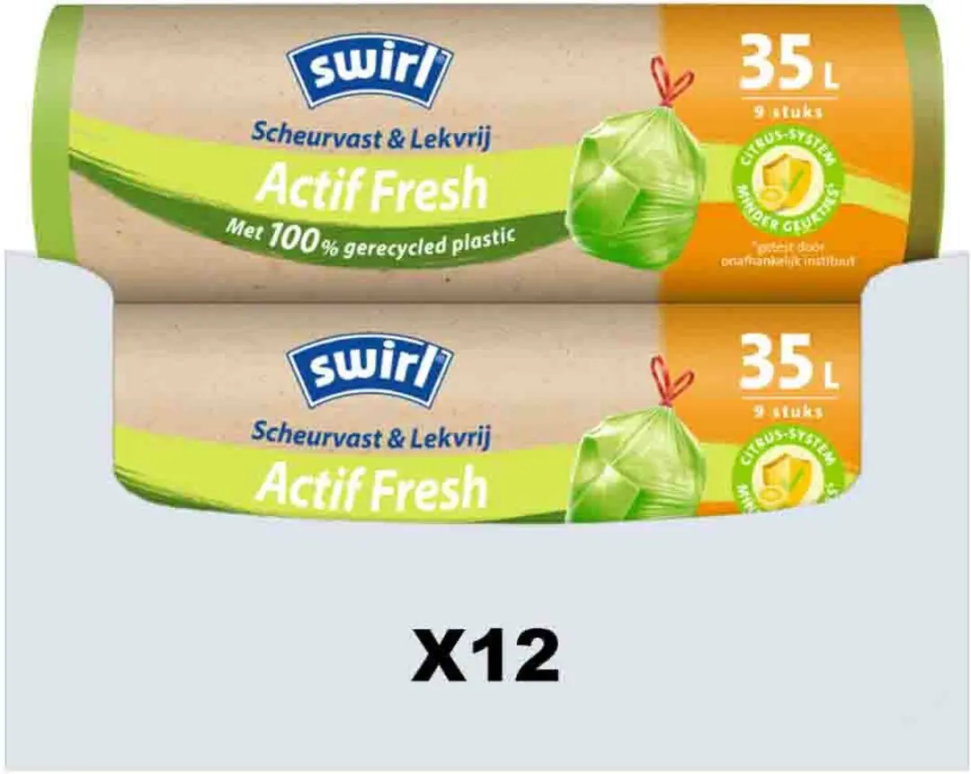 Swirl Vuilniszakken Actif Fresh 35L