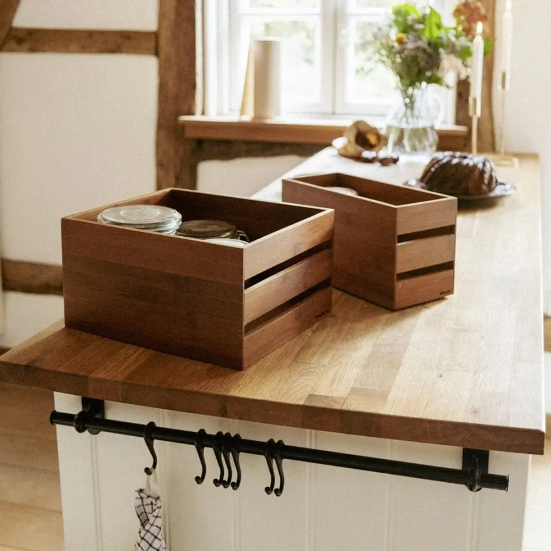 Wenko Bamboe Kistje 12x28x15cm - Hout
