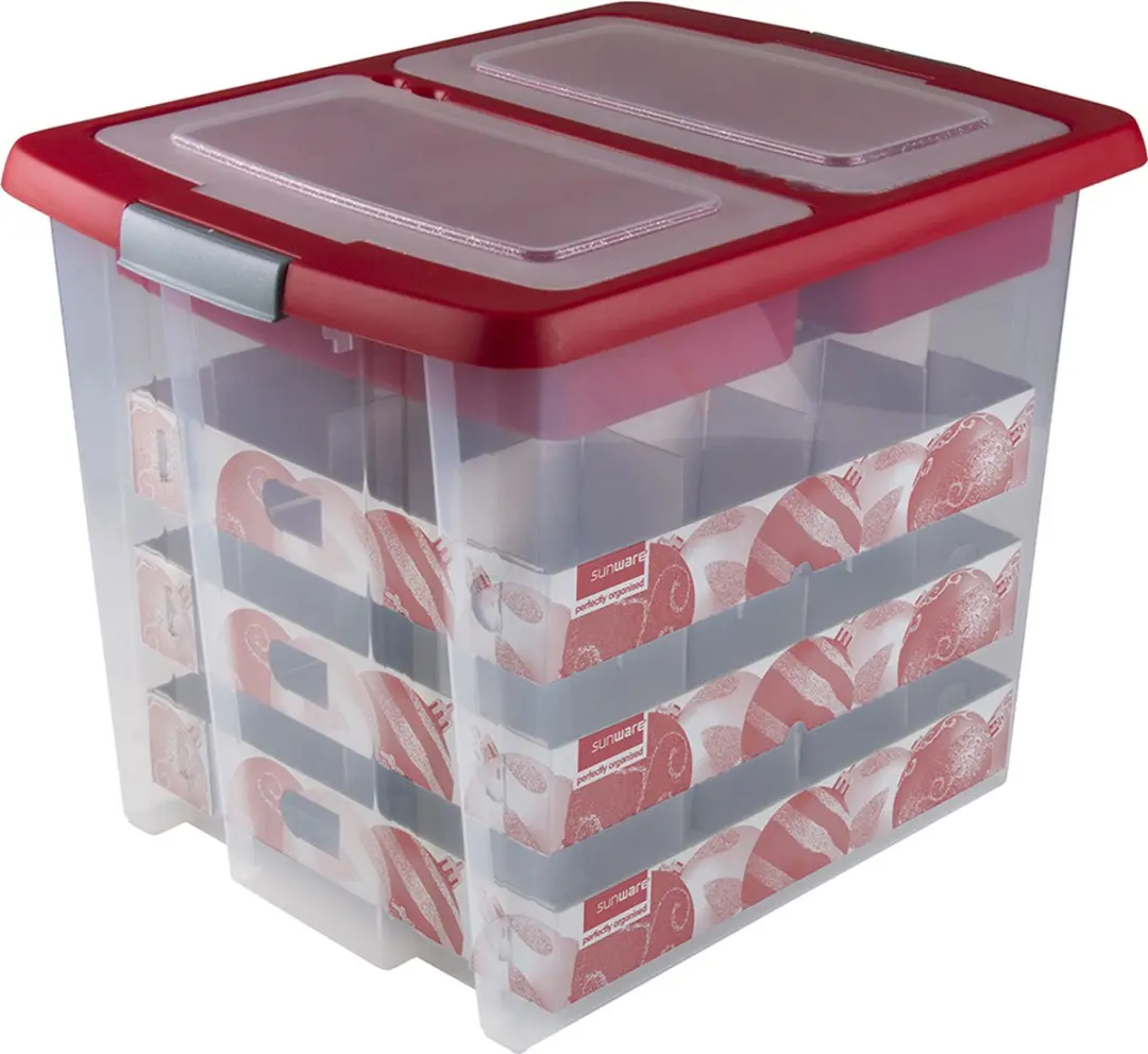 Sunware Nesta Kerstballen Opbergbox 45L