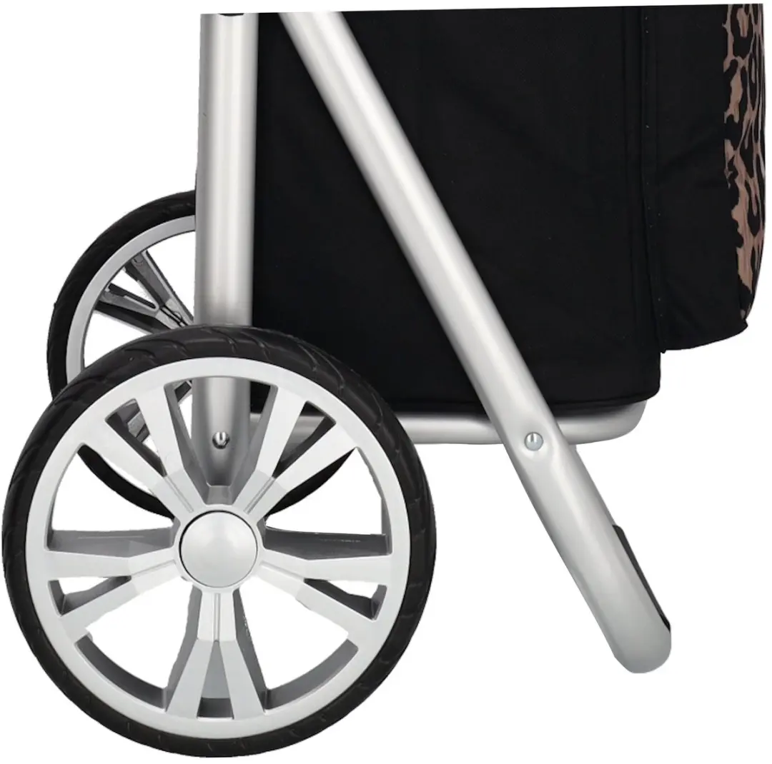 Beagles Alberic Boodschappen Trolley 41.5L - Luipaard
