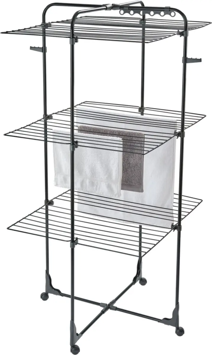 Leifheit Classic Tower 340 Droogtoren - 34m - Zwart