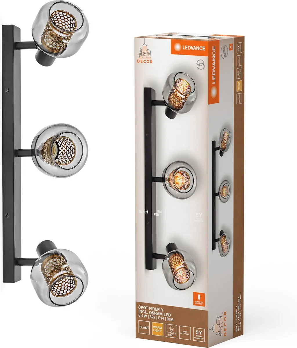 LEDVANCE Decor Spot Firefly E14 3x2.8W 750lm