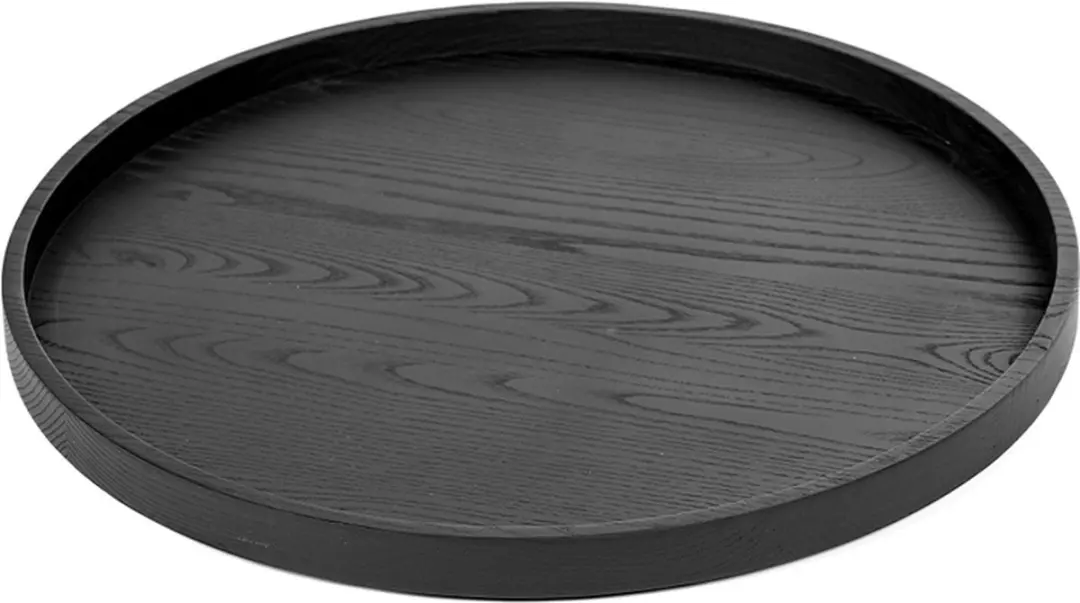 Serax Vincent van Duysen Passepartout Rond Dienblad - 35cm - Zwart