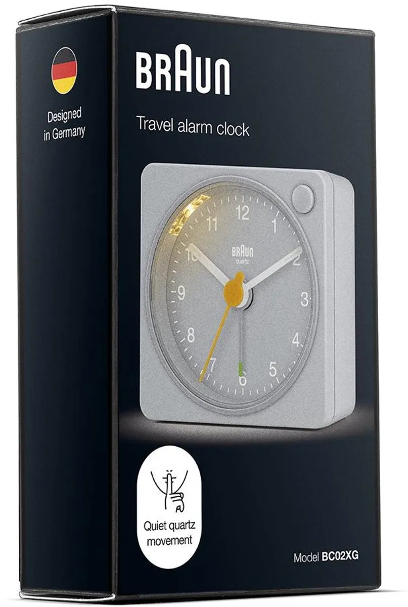 Braun BC02XG Reis Wekker - Grijs - afbeelding 6 van 6
