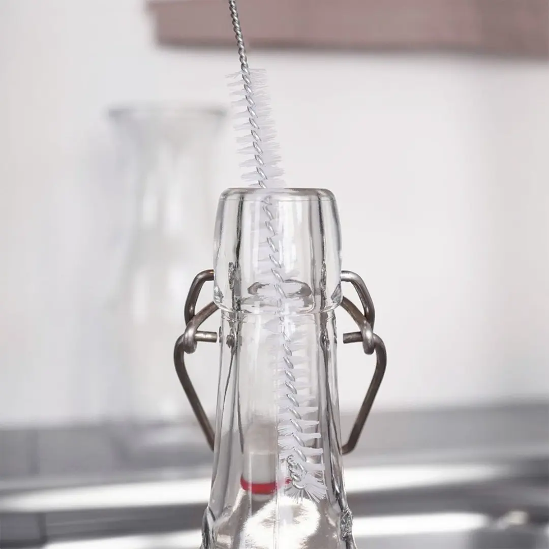 Orion Flesborstel Smal 27cm - Metaal - Wit