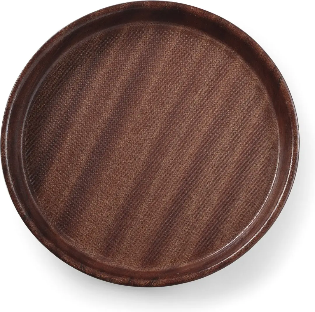 HENDI Mahonie Rond Dienblad Ø42cm - Antislip - afbeelding 6 van 6