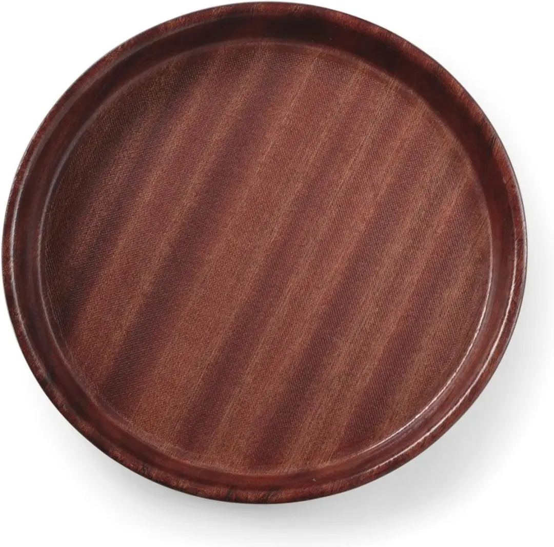 HENDI Mahonie Rond Dienblad Ø42cm - Antislip