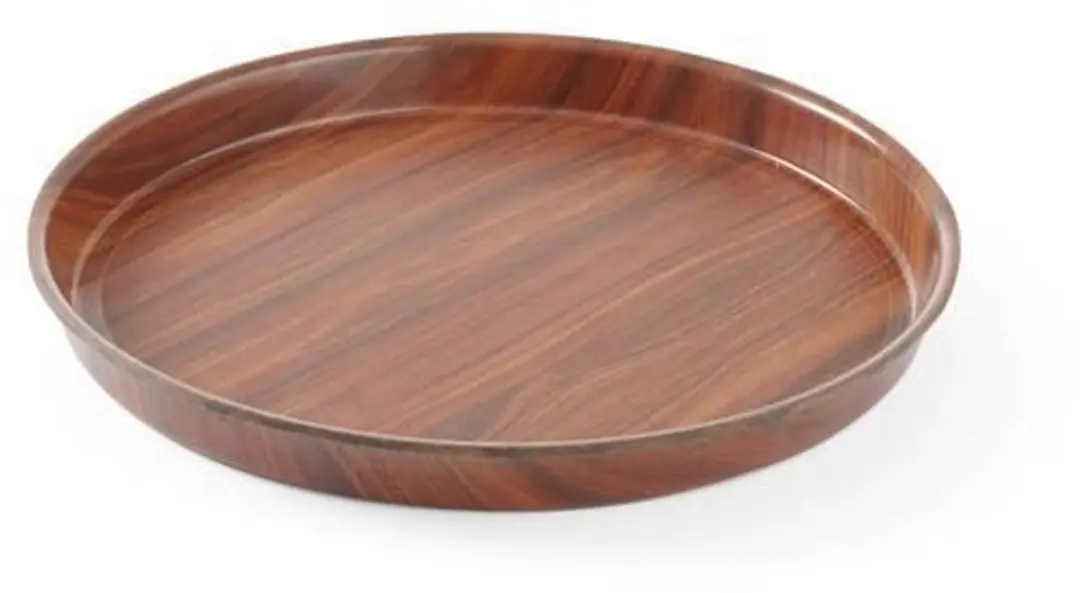 HENDI Mahonie Rond Dienblad Ø42cm - Antislip