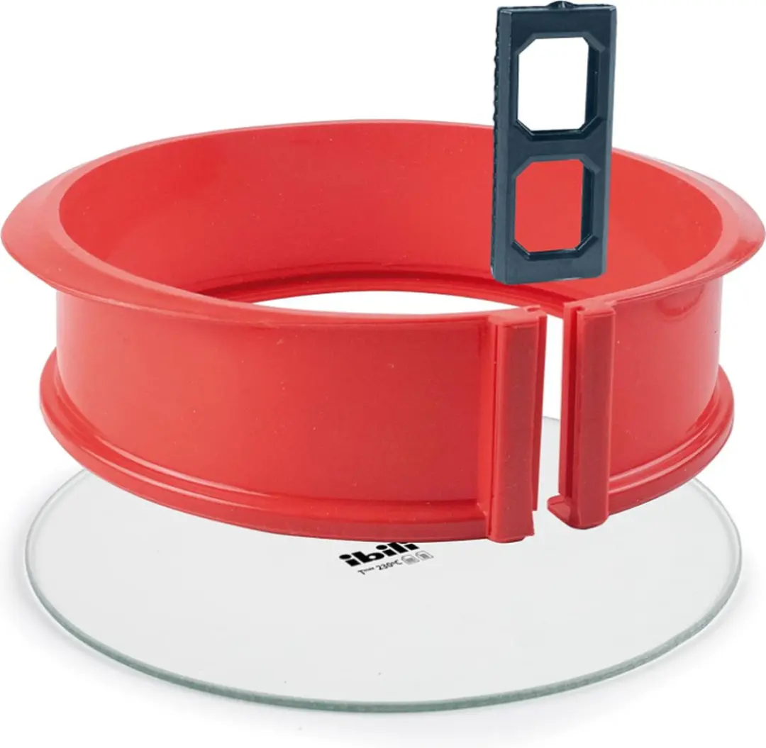 Ibili Ronde Siliconen Cakevorm 26cm - Rood