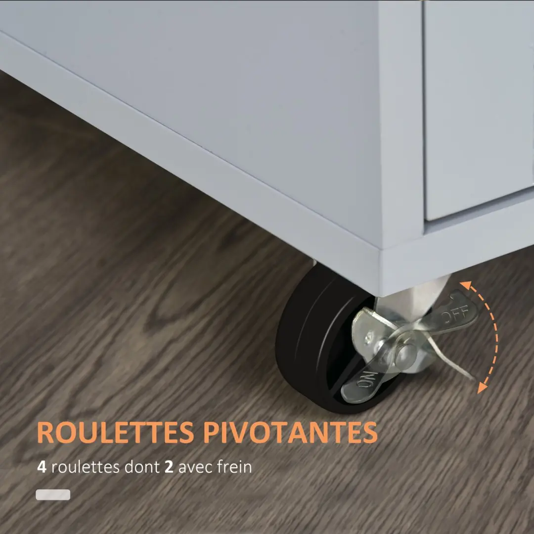 Homcom Keukeneiland 83x45x91,5cm Wit