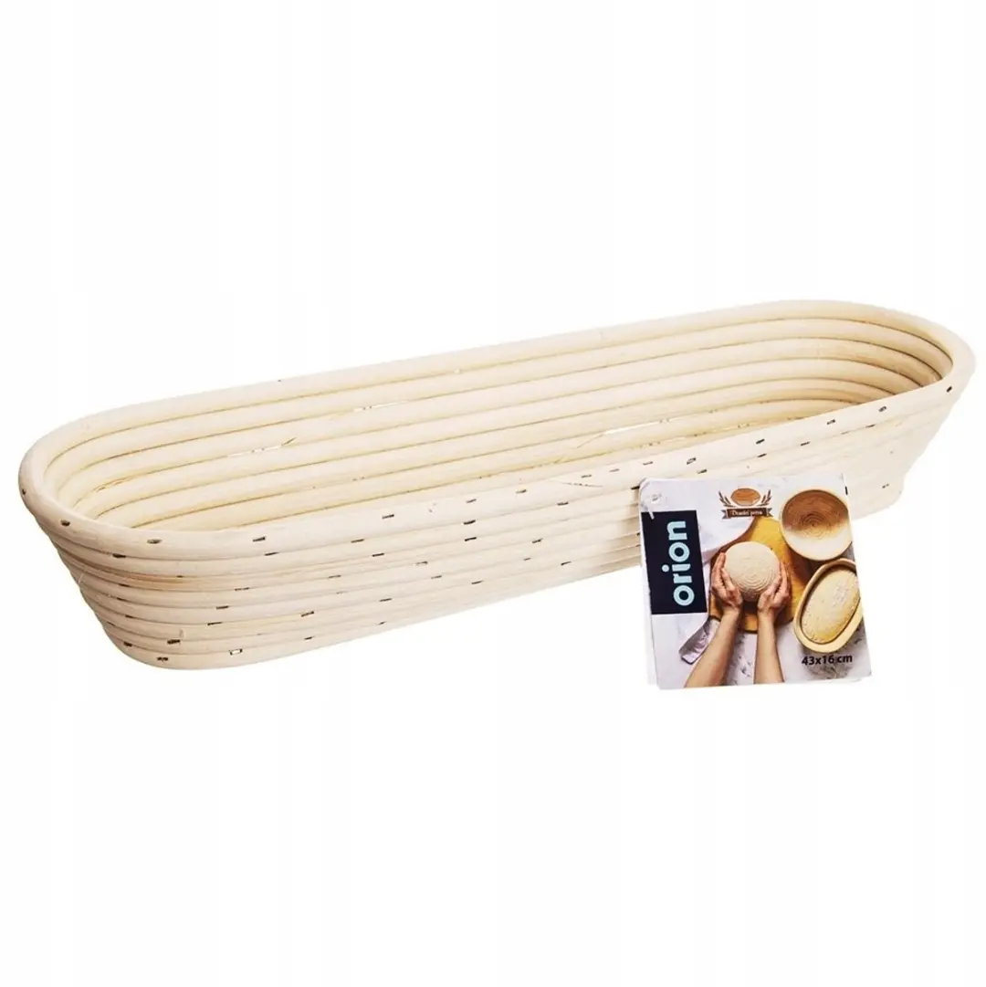 Orion Rieten Broodrijsmand 43x16cm - Beige