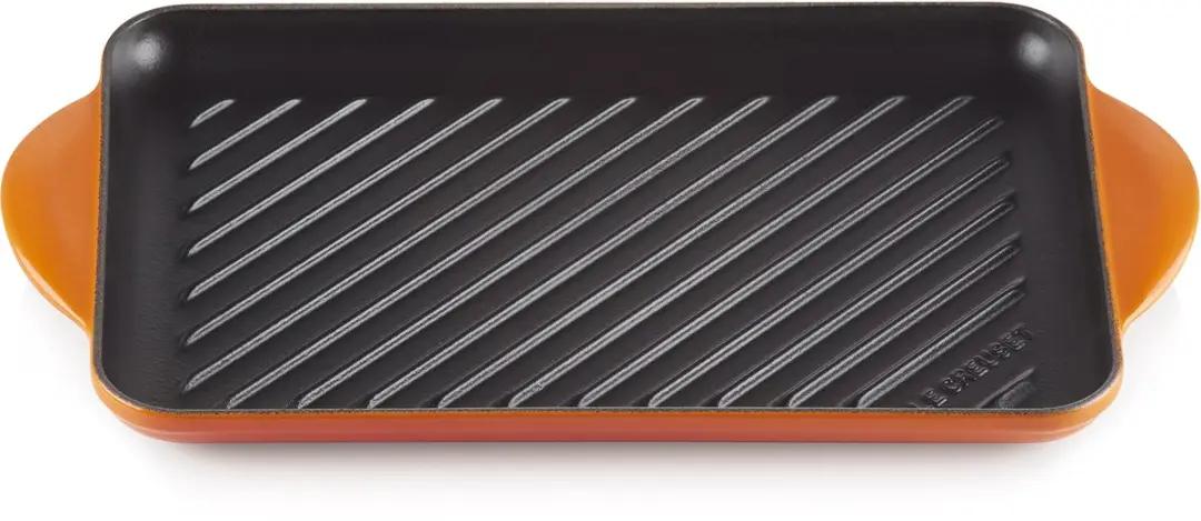 Le Creuset Grillplaat Tradition Oranjerood 32x22cm