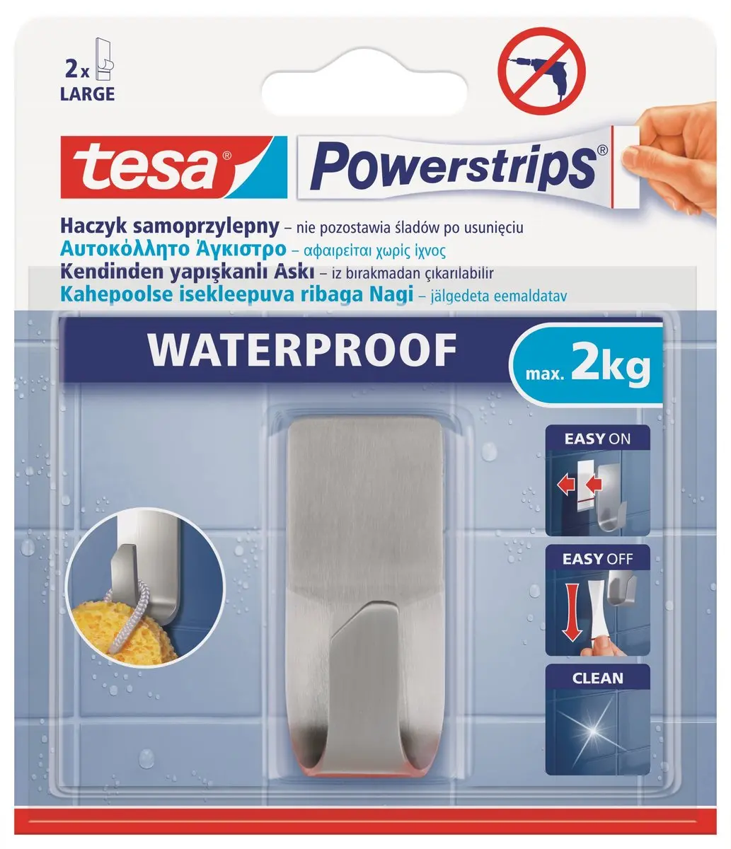 Tesa Powerstrips Zelfklevende Haken 2kg