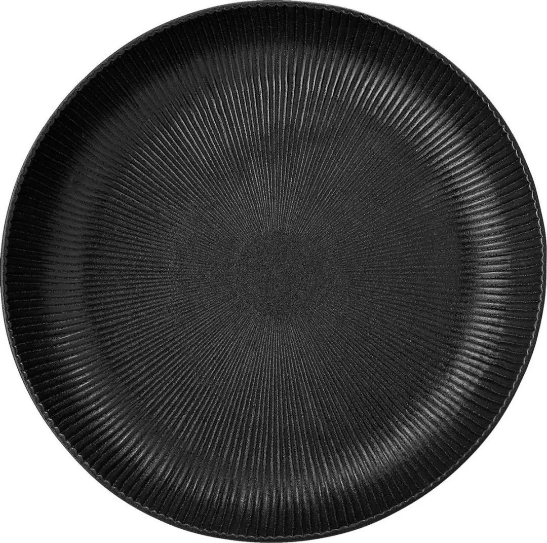 Bloomingville Serveerschaal Neri - Ø33cm - Zwart