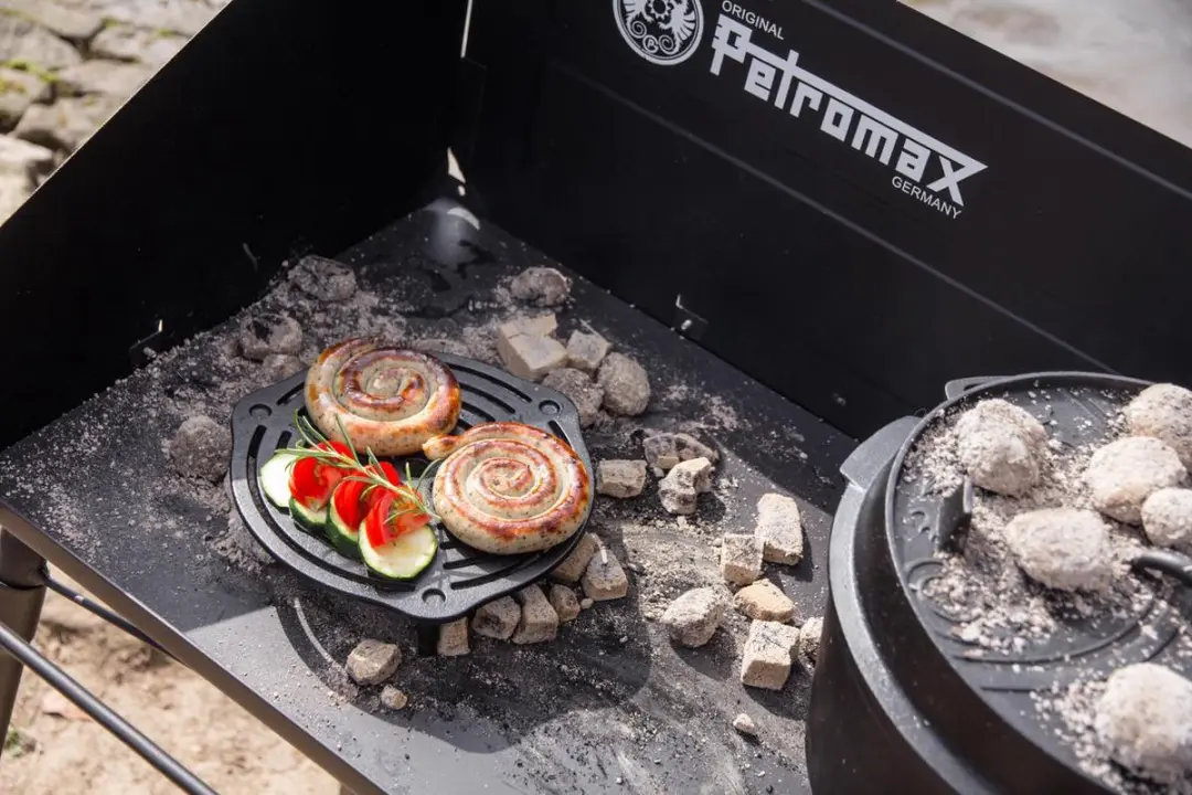 Petromax Gietijzeren Onderzetter/Grillrooster 23cm - Rood - afbeelding 6 van 6