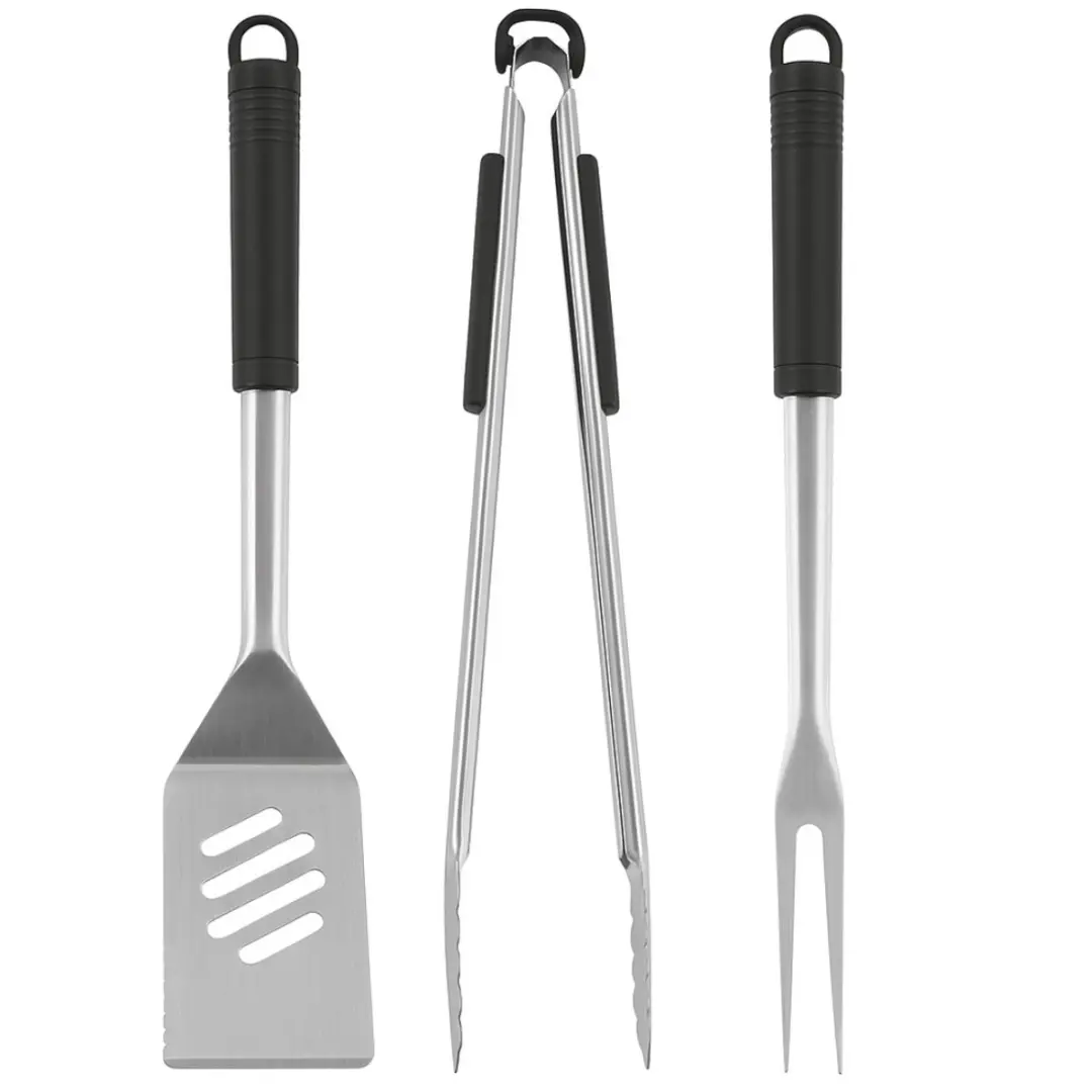 Alpina BBQ Gereedschapset 6-delig - Roestvrij staal - Grijs
