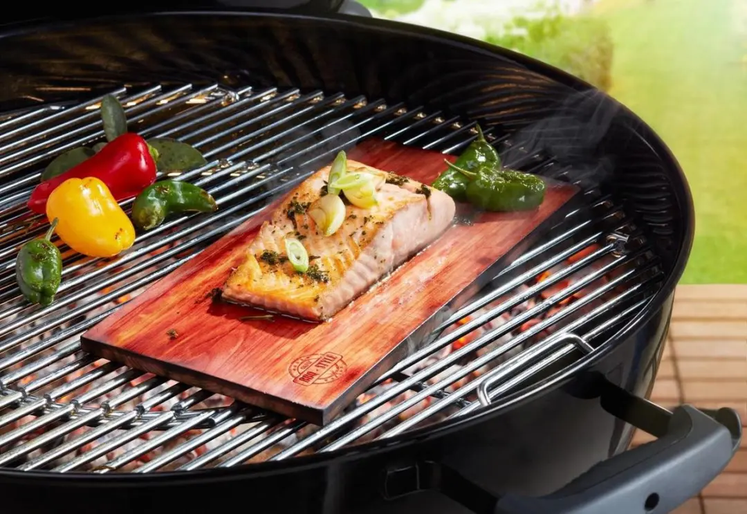 GEFU BBQ Grillplanken Cederhout 30x15cm - 2 Stuks