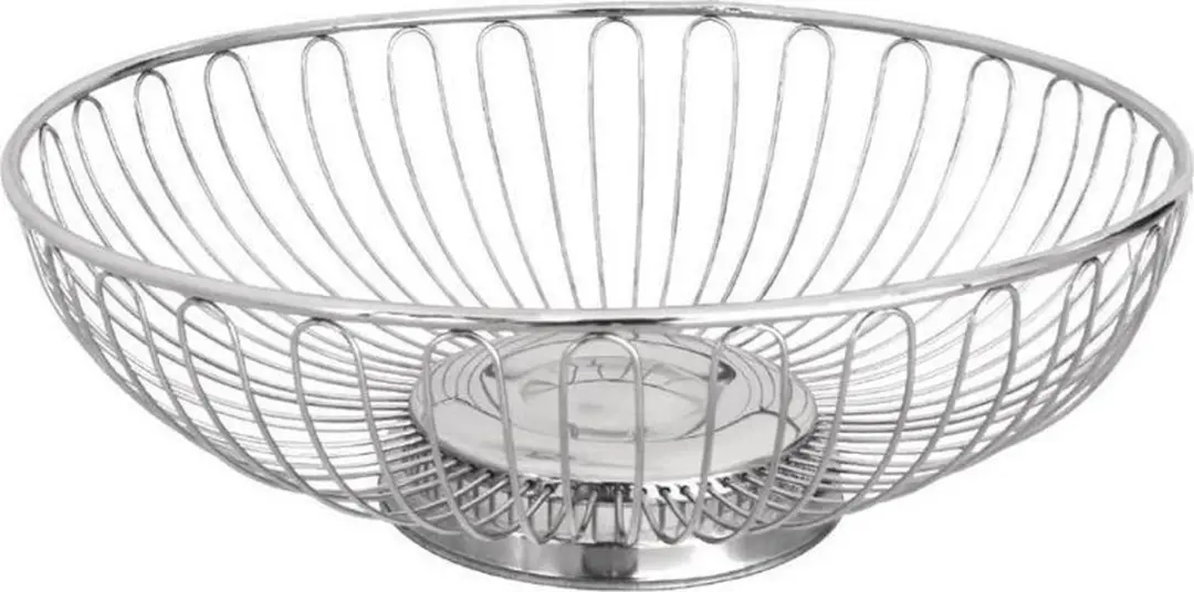 Olympia Open Brood- en Fruitschaal RVS 25,5cm