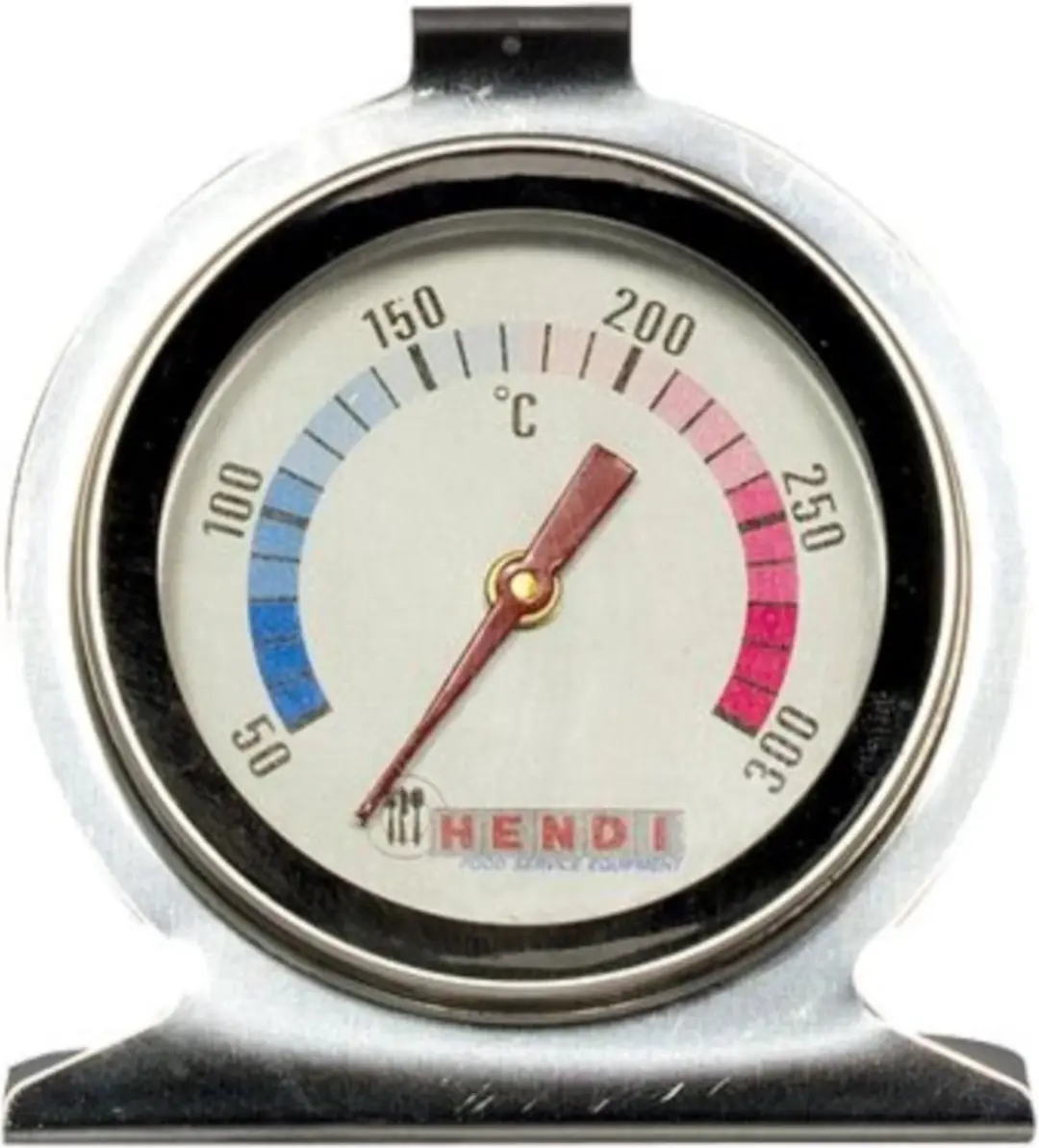 HENDI Oventhermometer 50-300°C - RVS - 60x40x70mm Grijs
