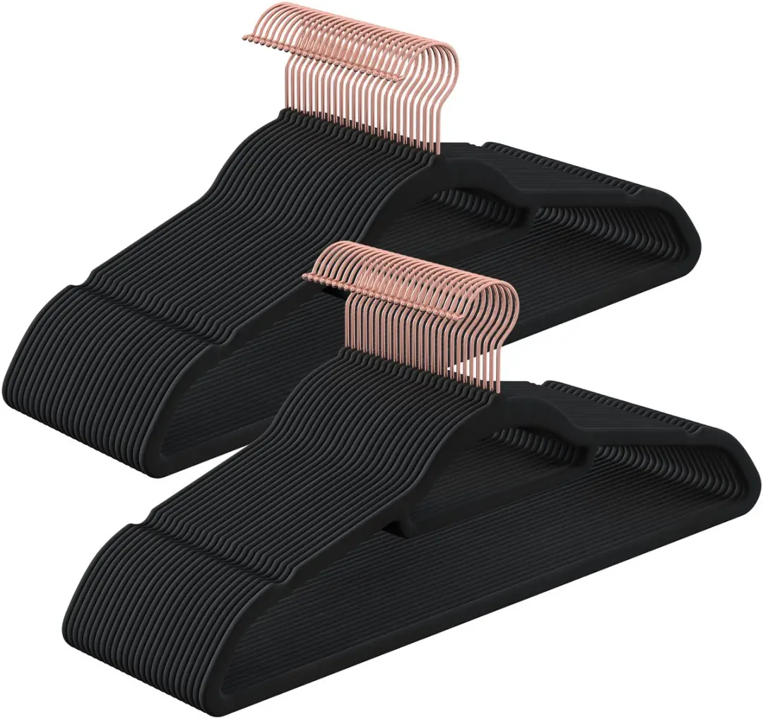 Songmics Kledinghangers Fluwelen Set 50 Stuks