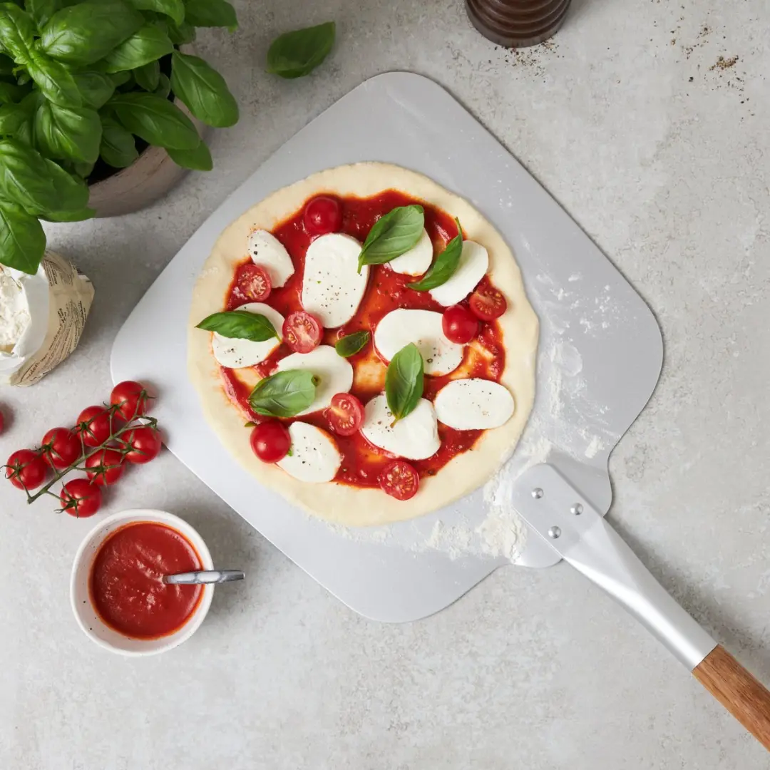 Boska Pizzaschep Barbecue 74cm - Eikenhouten handvat - afbeelding 6 van 6