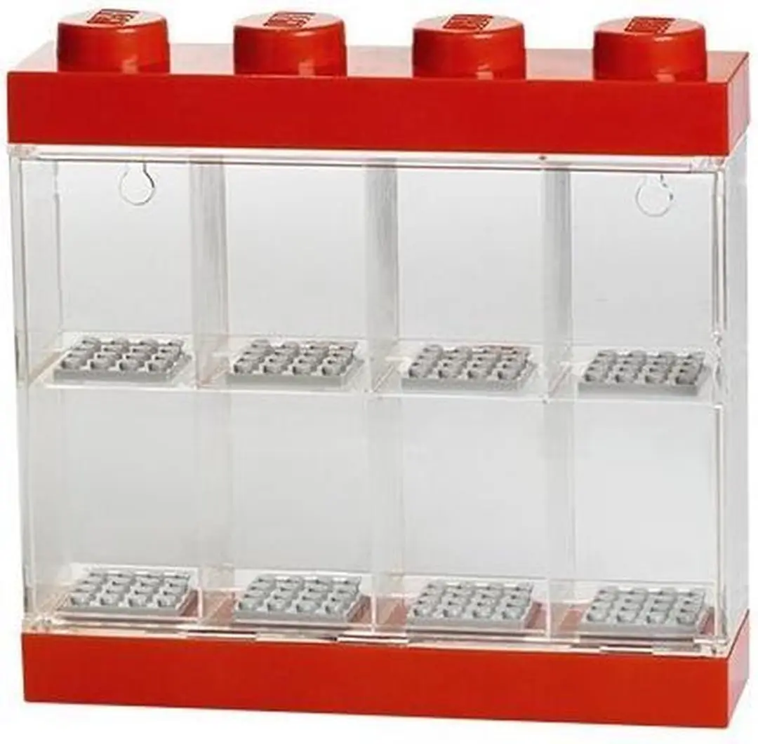 Opbergbox Minifiguur 8, Rood