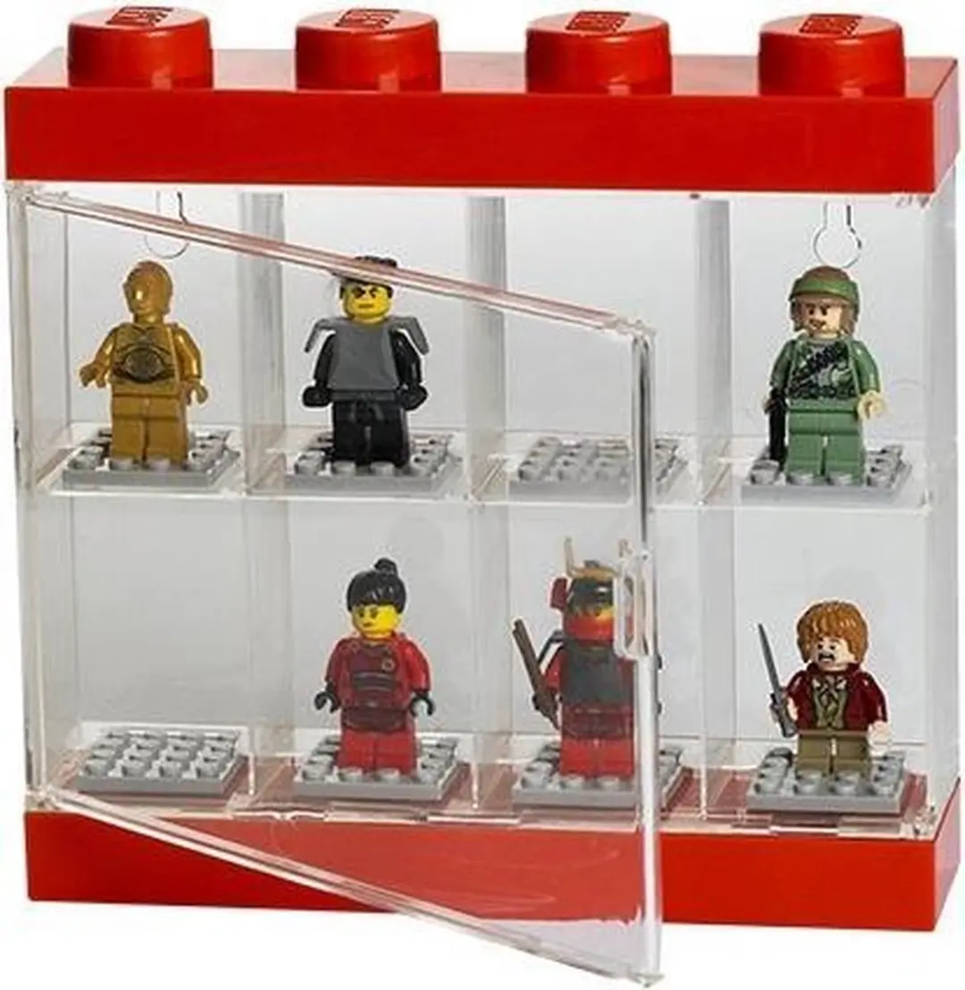 Opbergbox Minifiguur 8, Rood - LEGO