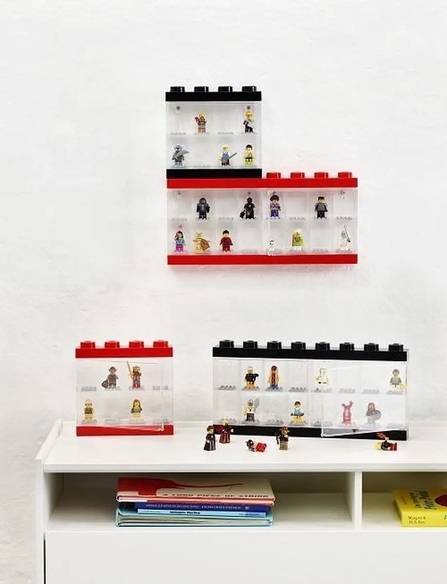 Opbergbox Minifiguur 8, Rood - LEGO