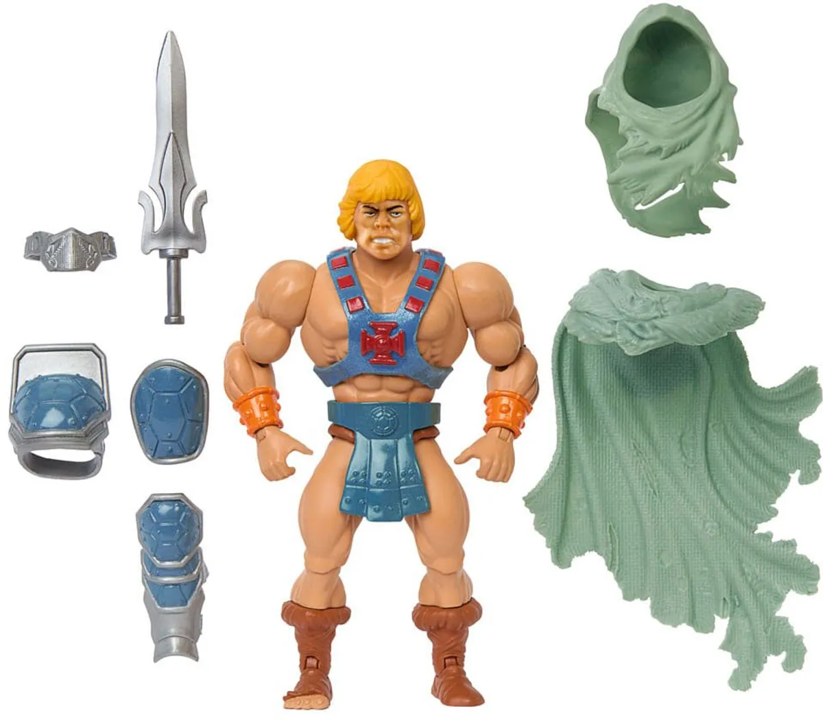 Mattel MOTU x TMNT Stealth He-Man Action Figuur 14cm - Multi
